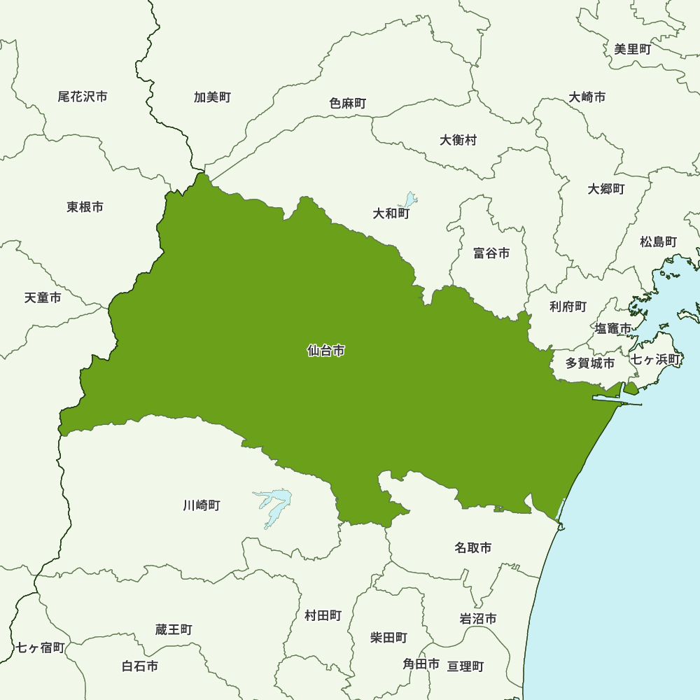 宮城県仙台市の地図 | Map-It マップ・イット