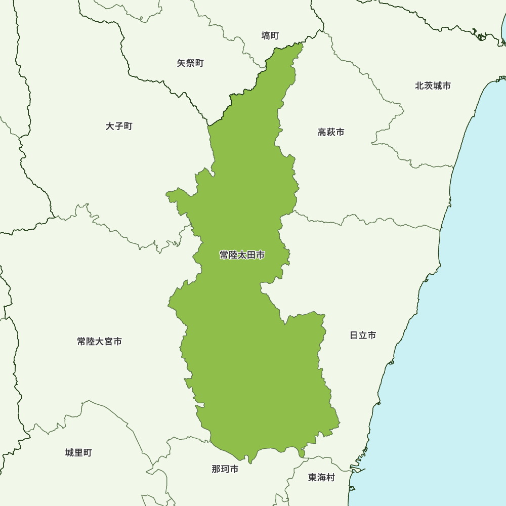 茨城県常陸太田市の地図 | Map-It マップ・イット