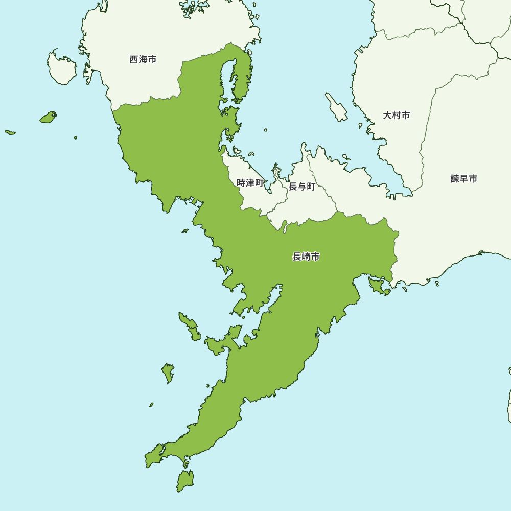 長崎県長崎市の地図 | Map-It マップ・イット