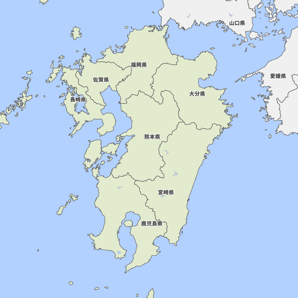 九州地方の地図 Map It マップ イット