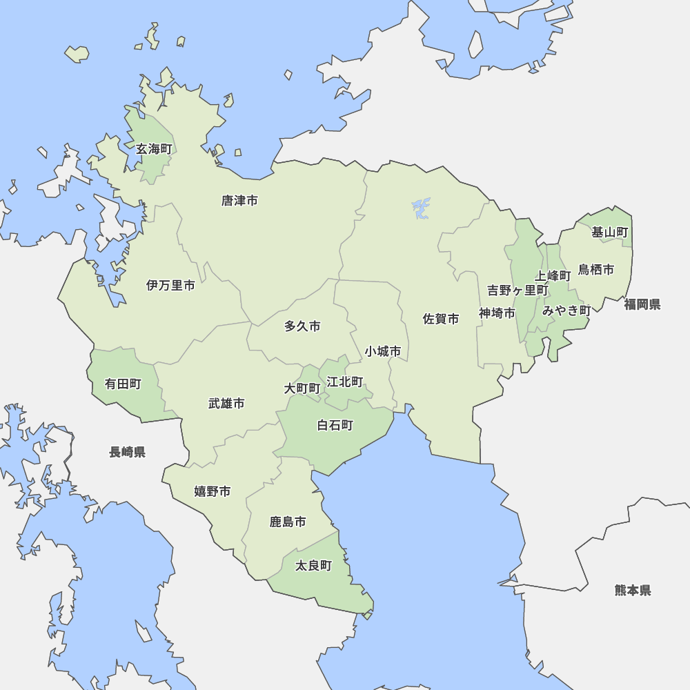 佐賀県の地図 Map It マップ イット