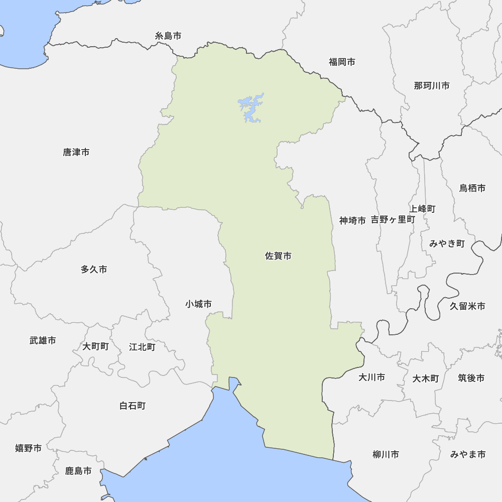 佐賀県佐賀市の地図 Map It マップ イット
