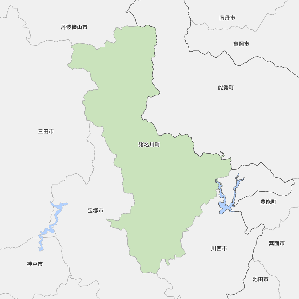 兵庫県川辺郡猪名川町の地図 Map It マップ イット