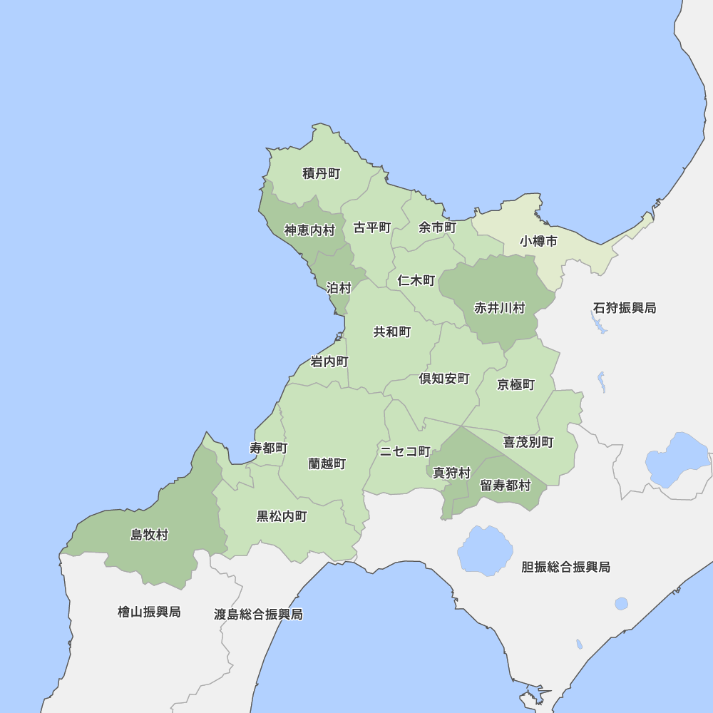 北海道後志総合振興局の地図 Map It マップ イット