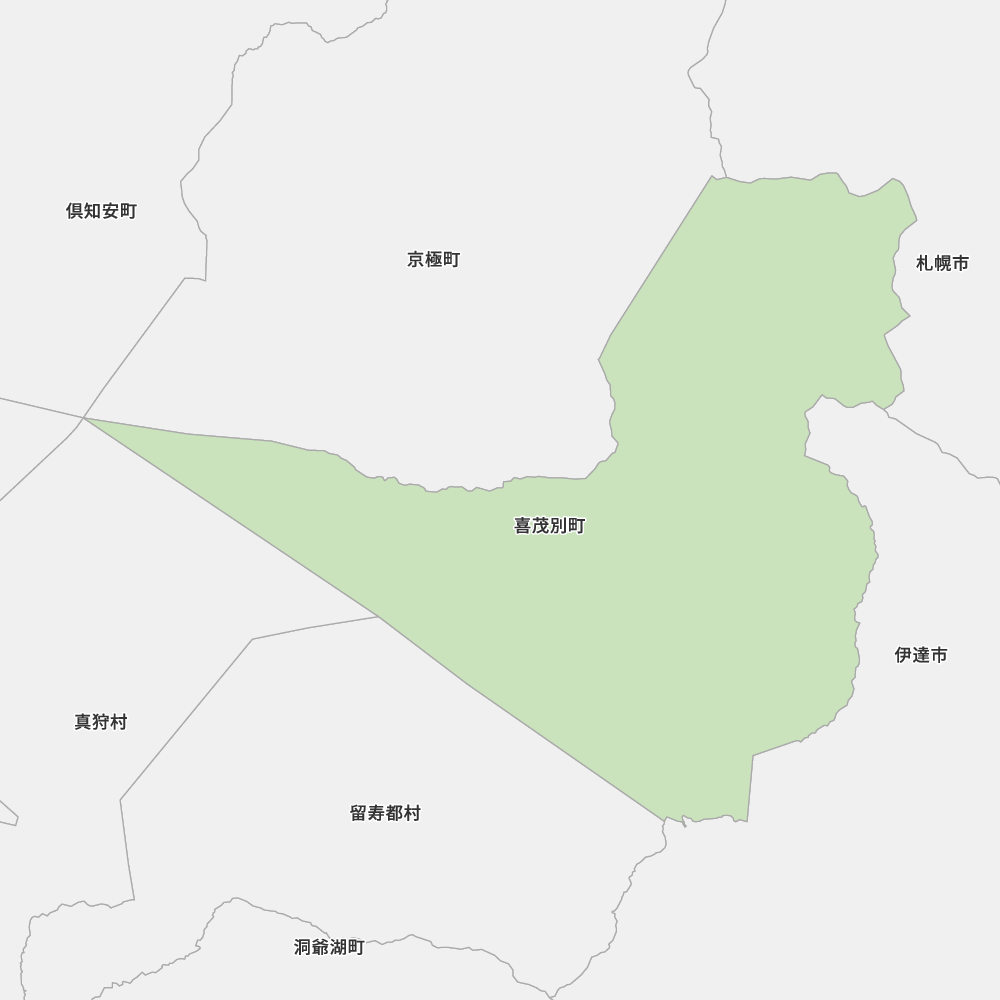 北海道後志総合振興局虻田郡喜茂別町の地図 Map It マップ イット