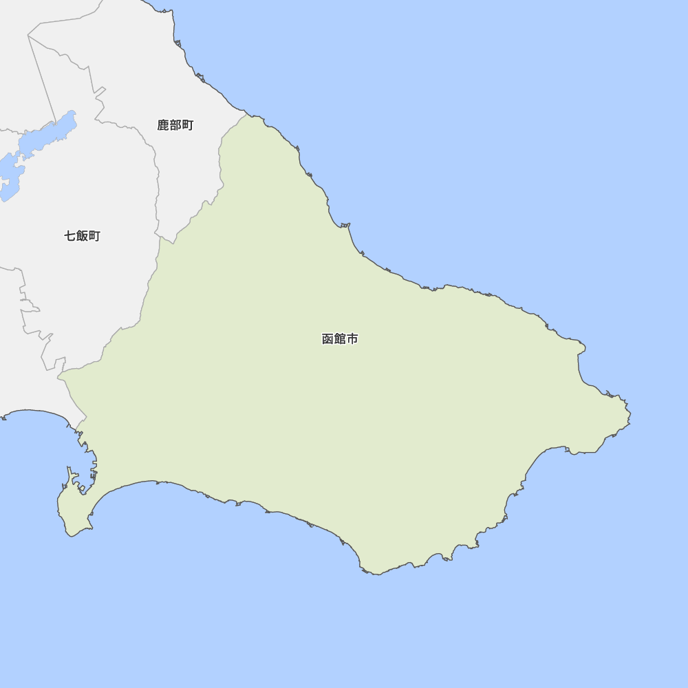 北海道渡島総合振興局函館市の地図 Map It マップ イット