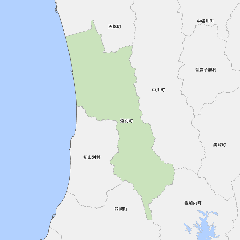 北海道留萌振興局天塩郡遠別町の地図 Map It マップ イット