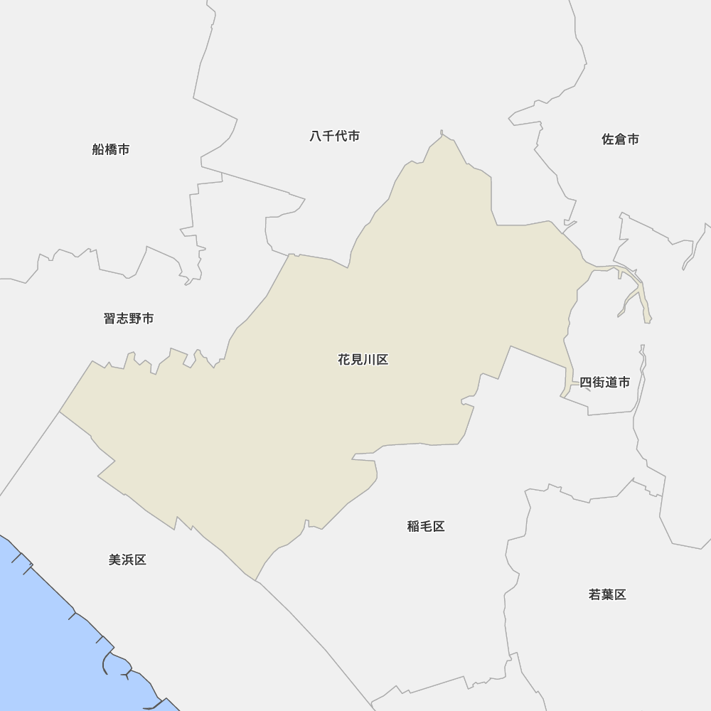 千葉県千葉市花見川区の地図 Map It マップ イット