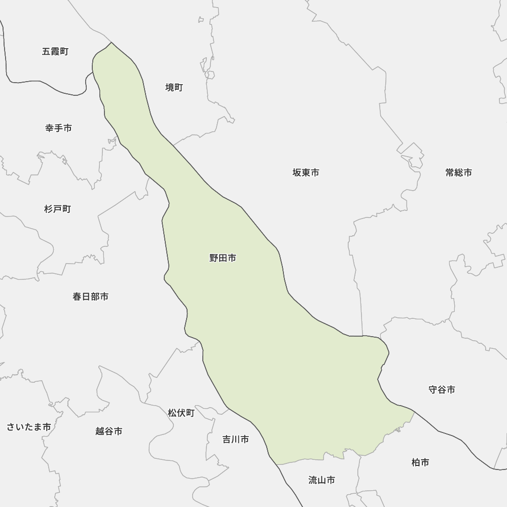 千葉県野田市の地図 Map It マップ イット