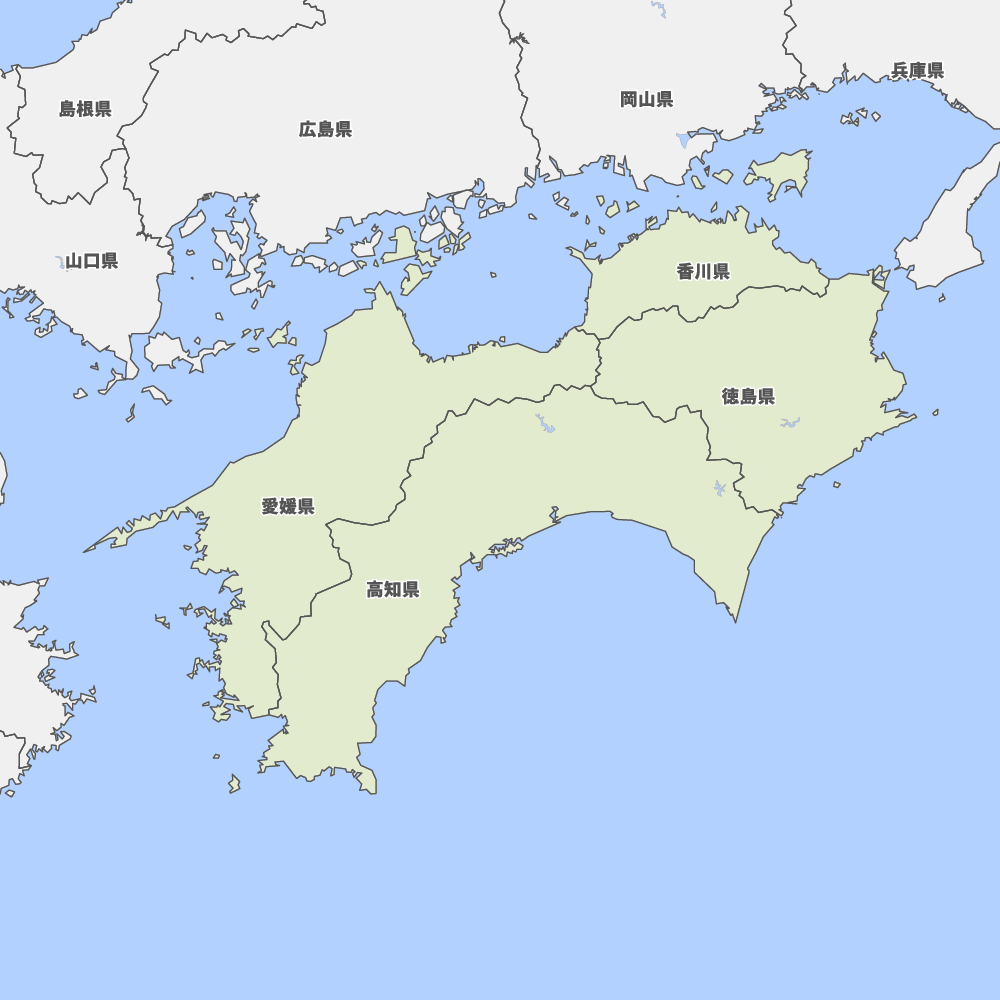 四国地方の地図 Map It マップ イット