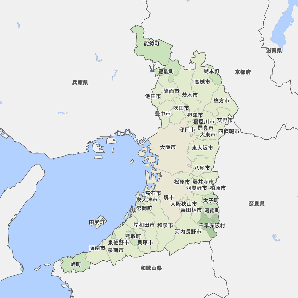 大阪府の地図 Map It マップ イット