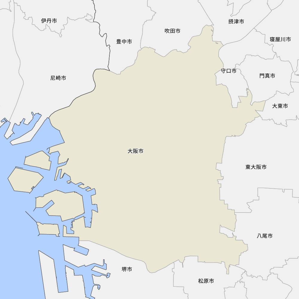 大阪府大阪市の地図 Map It マップ イット