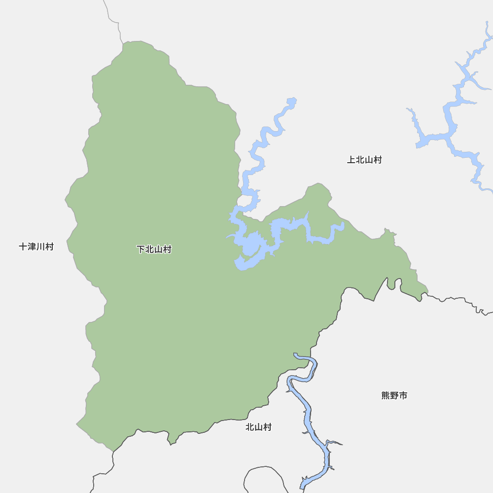 奈良県吉野郡下北山村の地図 Map It マップ イット