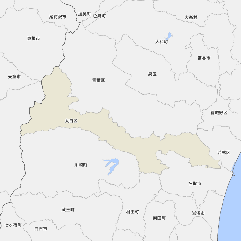 宮城県仙台市太白区の地図 Map It マップ イット