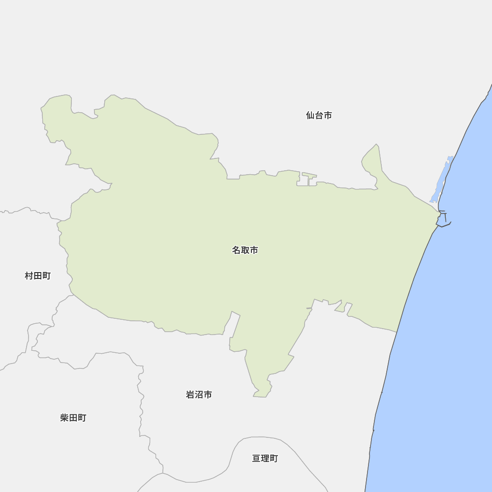 宮城県名取市の地図 Map It マップ イット