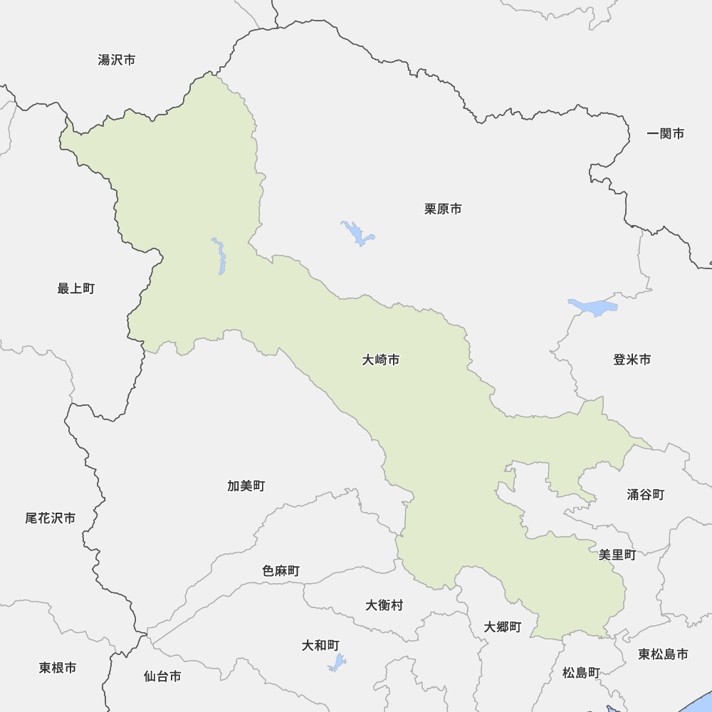 宮城県大崎市の地図 Map It マップ イット