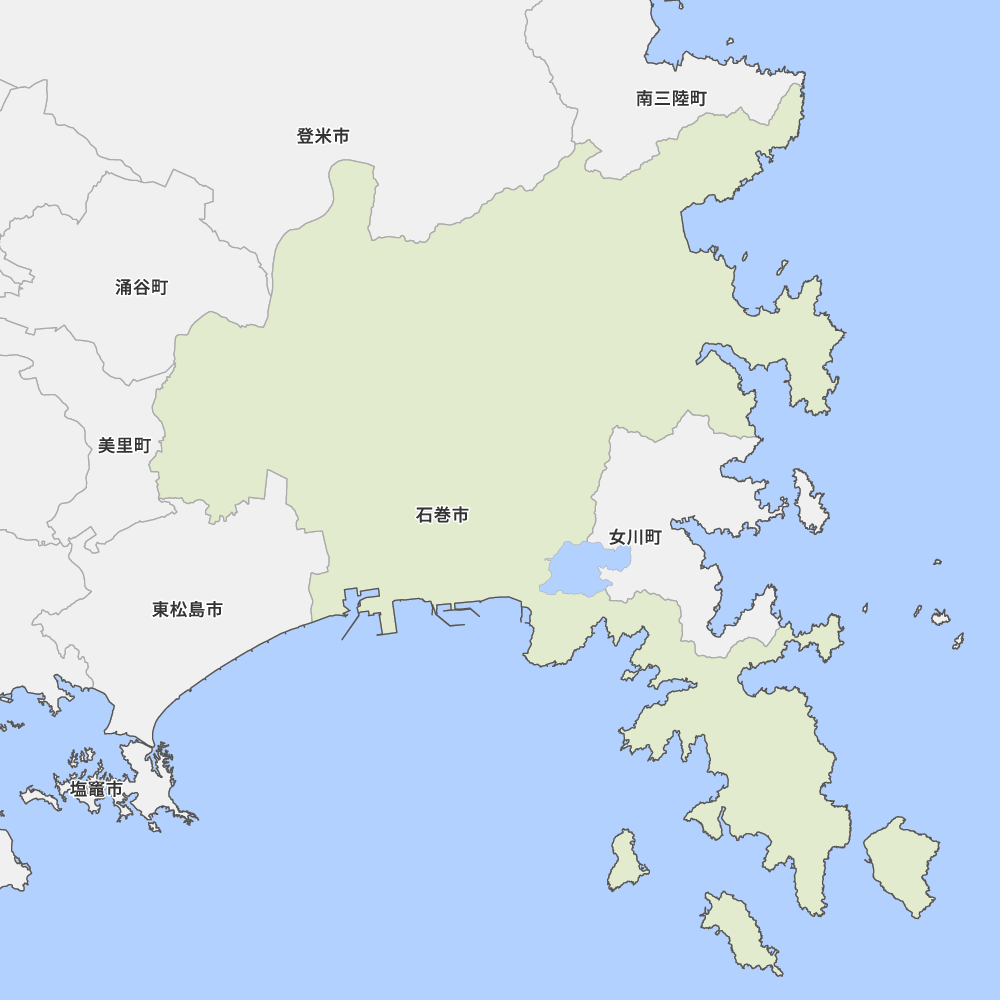 宮城県石巻市の地図 Map It マップ イット