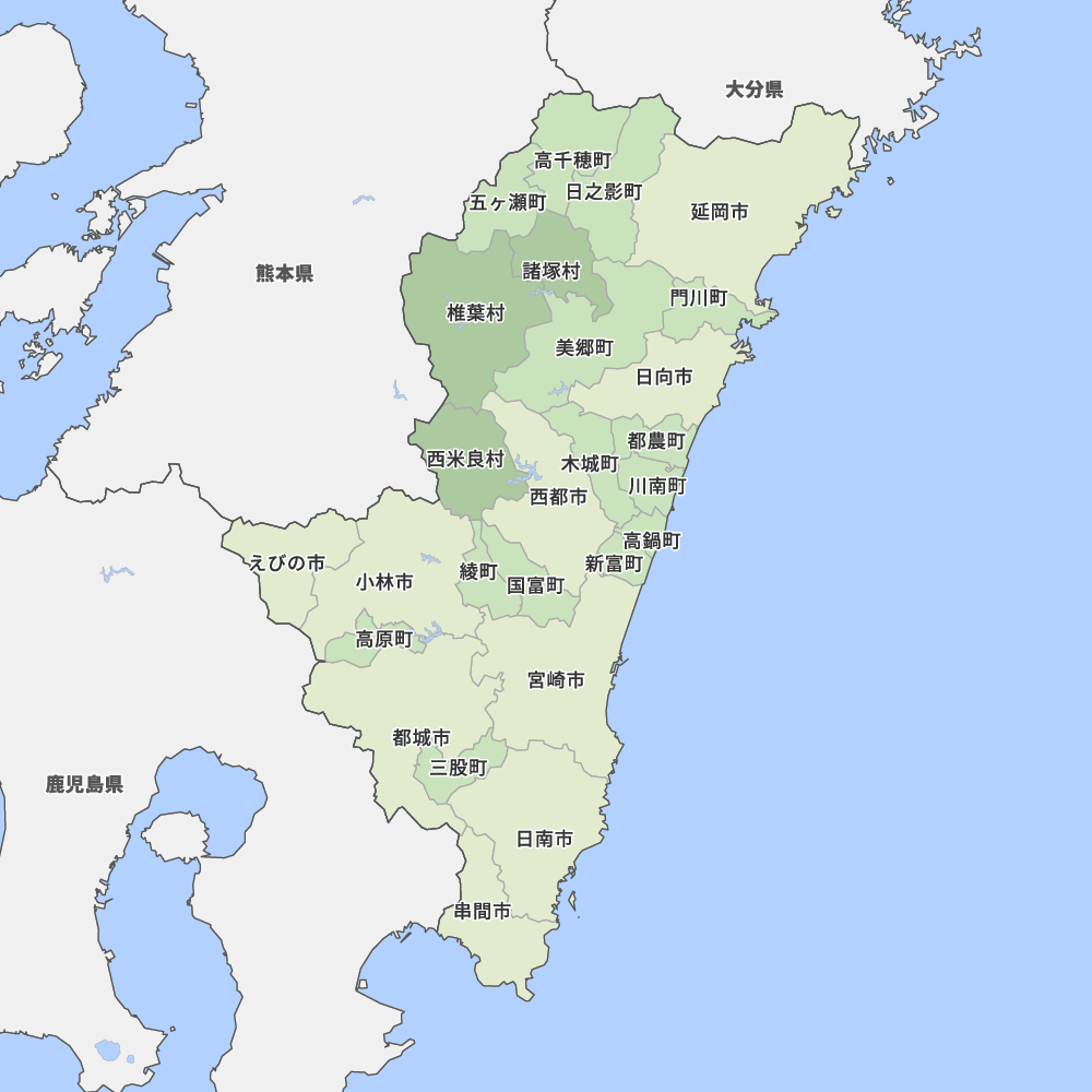 宮崎県の地図 Map It マップ イット