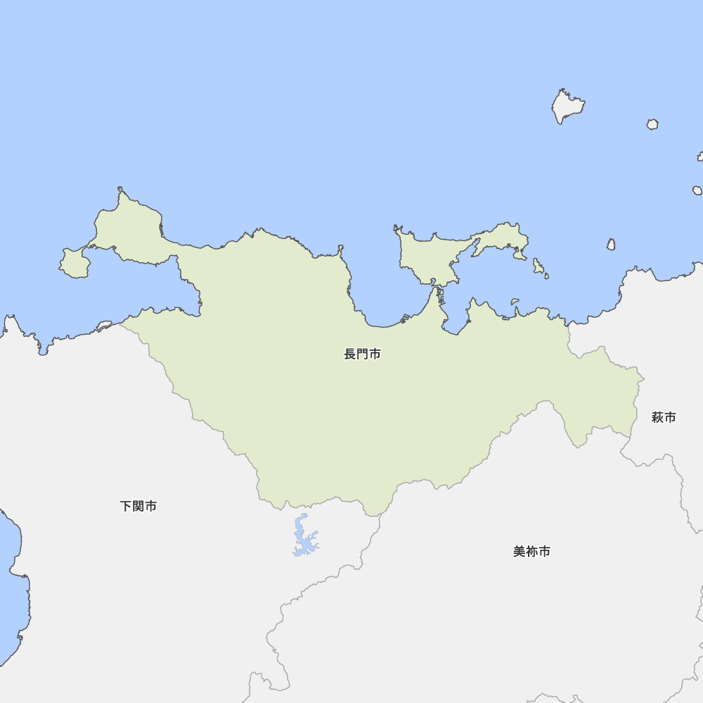 山口県長門市の地図 Map It マップ イット