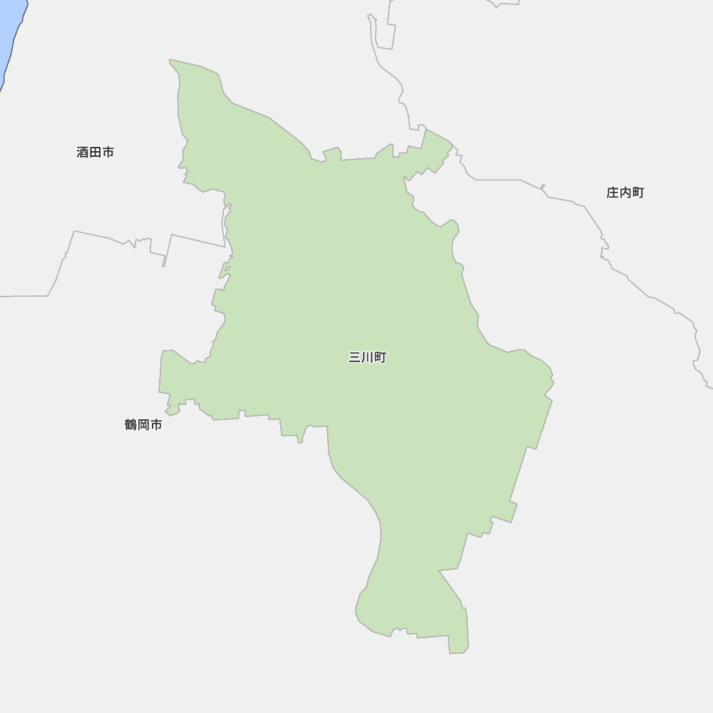 山形県東田川郡三川町の地図 Map It マップ イット