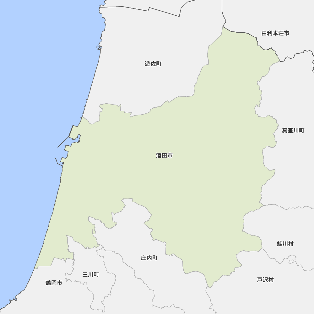 山形県酒田市の地図 Map It マップ イット