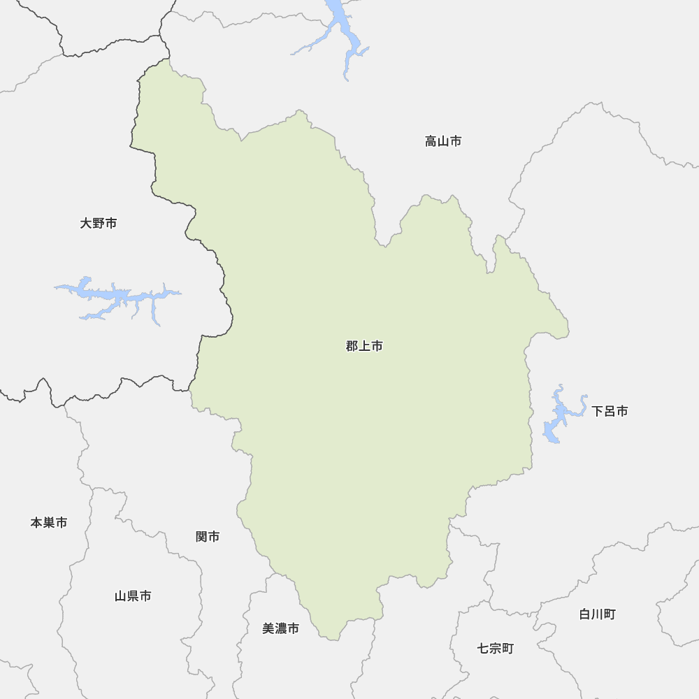 岐阜県郡上市の地図 Map It マップ イット