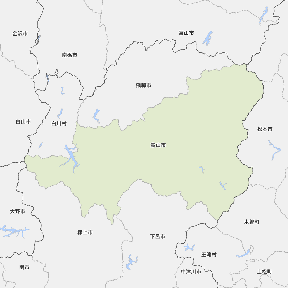 岐阜県高山市の地図 Map It マップ イット