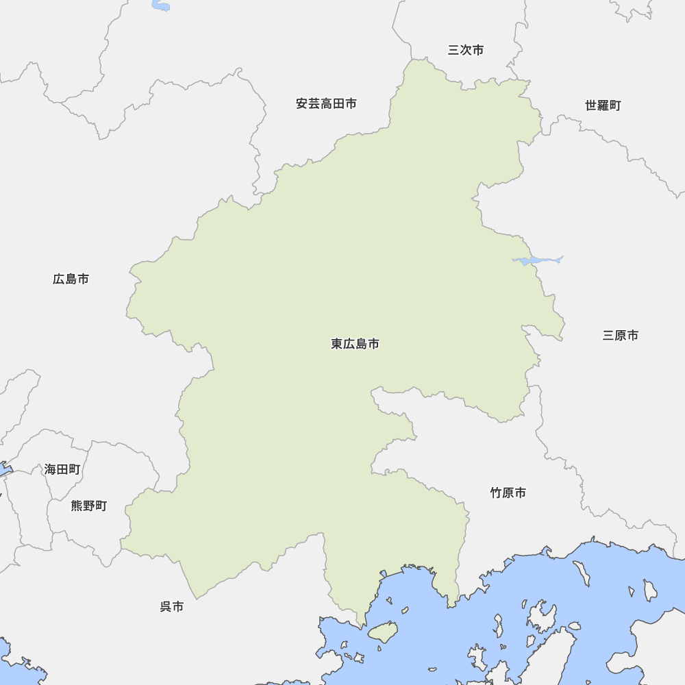 広島県東広島市の地図 Map It マップ イット