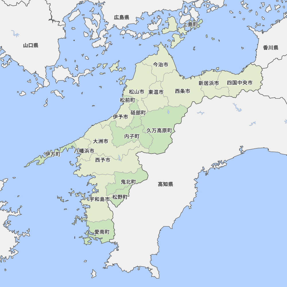 愛媛県の地図 Map It マップ イット