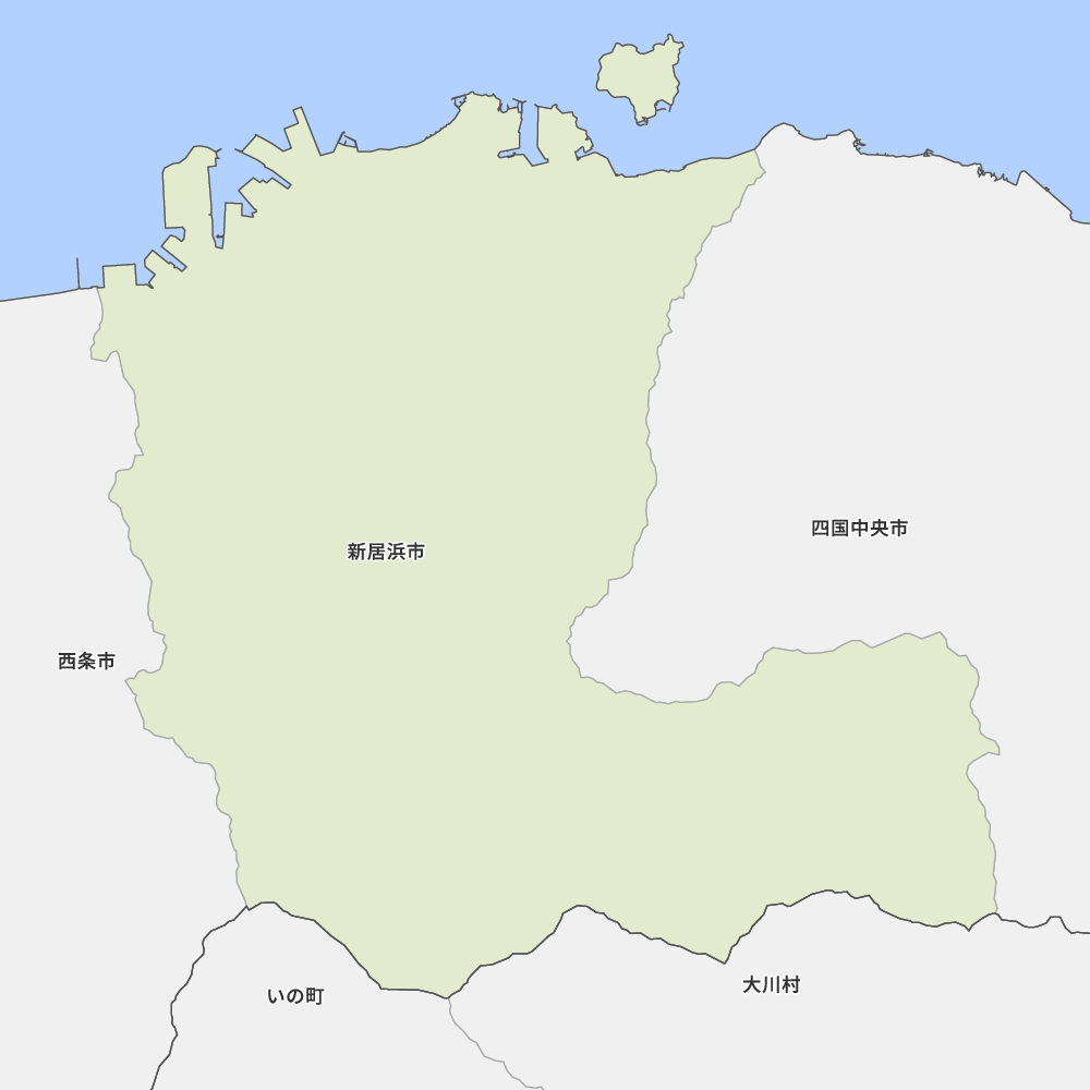 愛媛県新居浜市の地図 Map It マップ イット