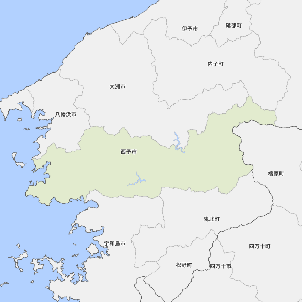 愛媛県西予市の地図 Map It マップ イット