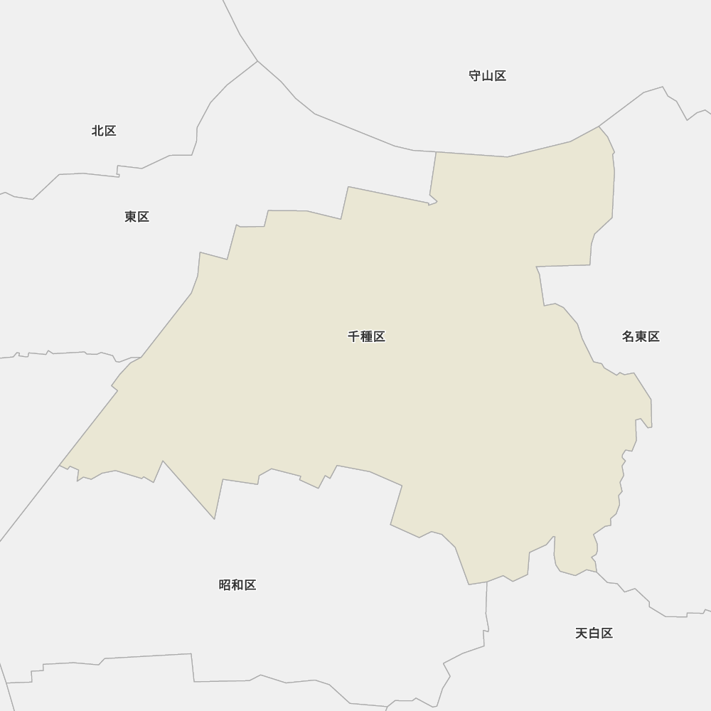 愛知県名古屋市千種区の地図 Map It マップ イット