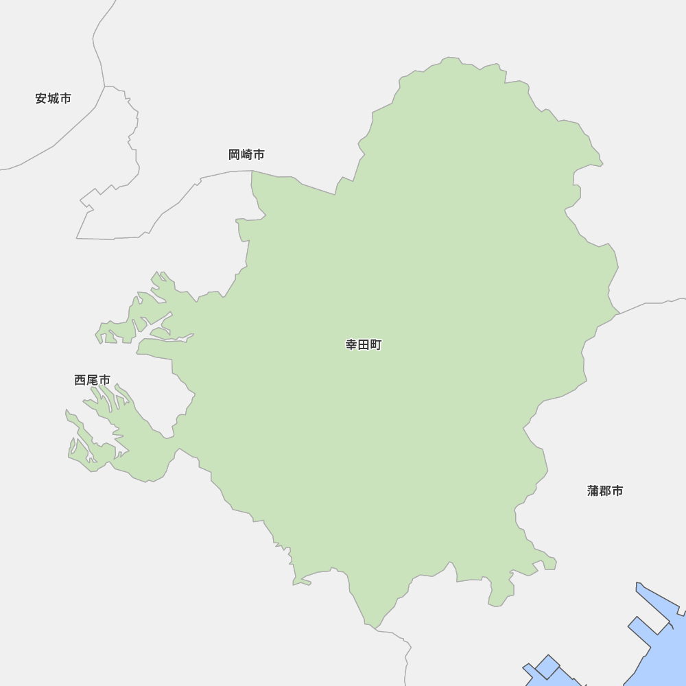 愛知県額田郡幸田町の地図 Map It マップ イット