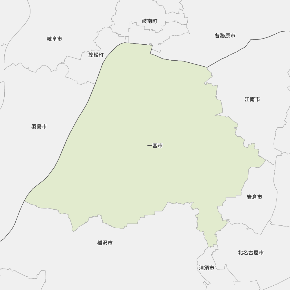 愛知県一宮市の地図 Map It マップ イット