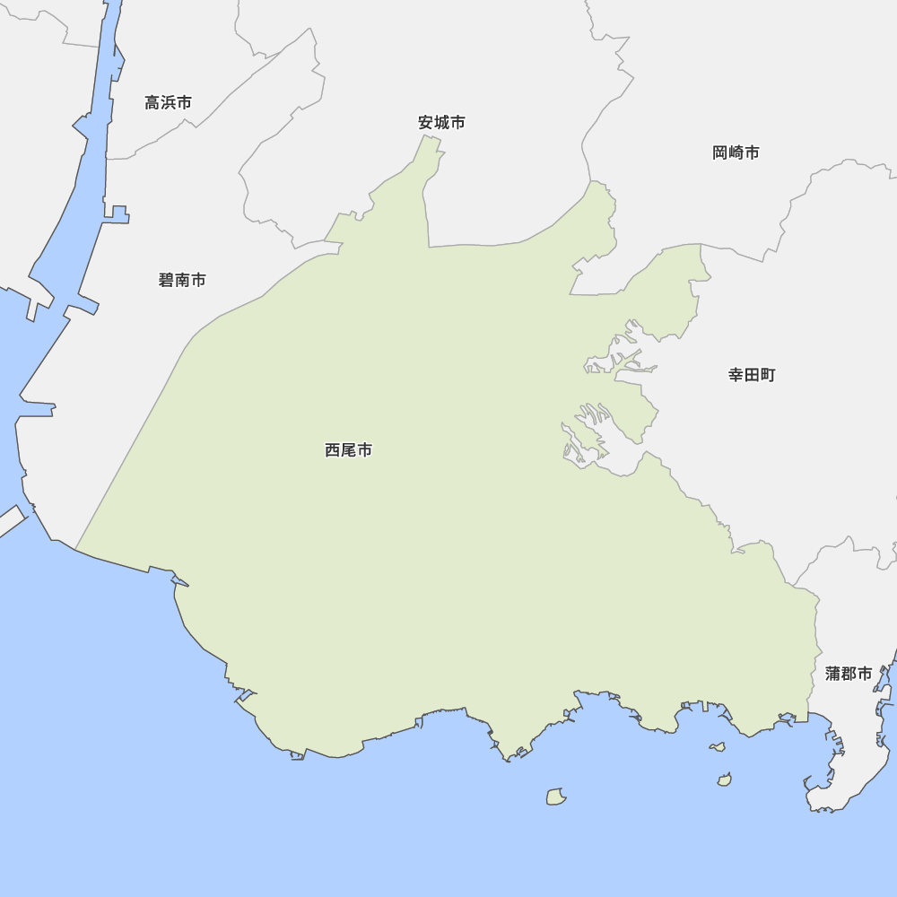 愛知県西尾市の地図 Map It マップ イット