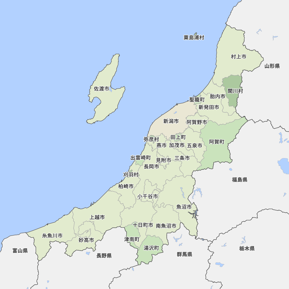 新潟県の地図 Map It マップ イット
