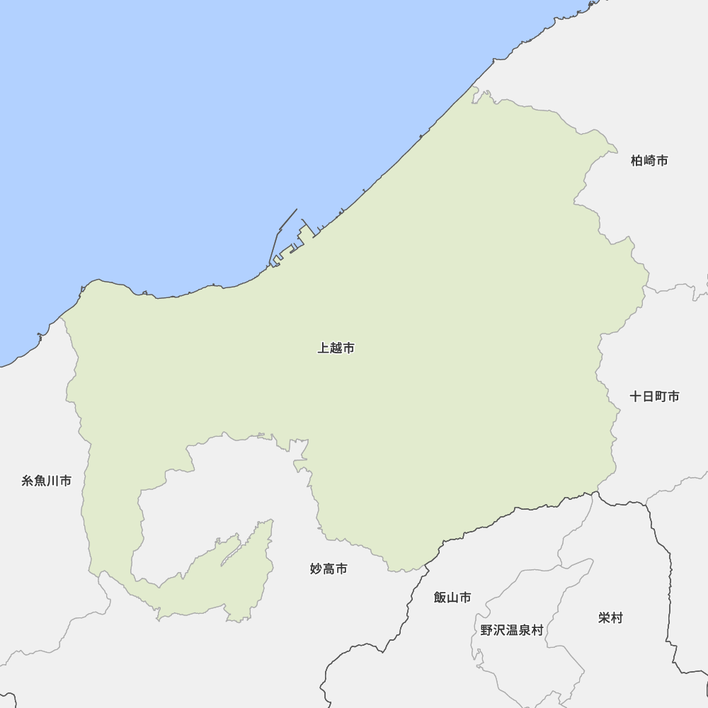 新潟県上越市の地図 Map It マップ イット