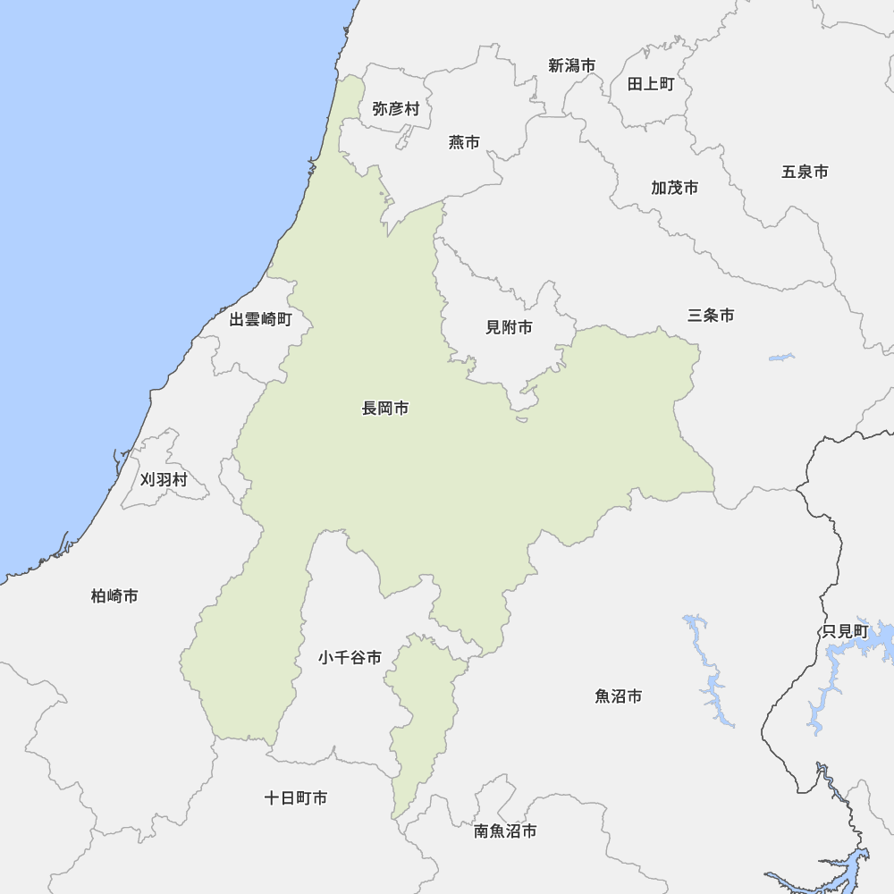 新潟県長岡市の地図 Map It マップ イット