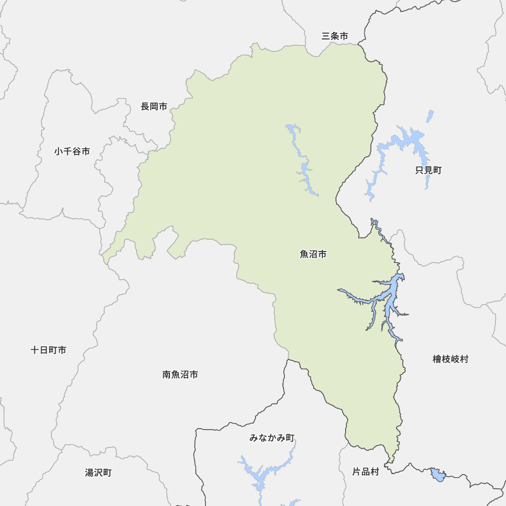 新潟県魚沼市の地図 Map It マップ イット