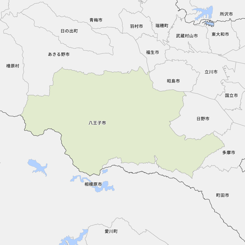 東京都八王子市の地図 Map It マップ イット