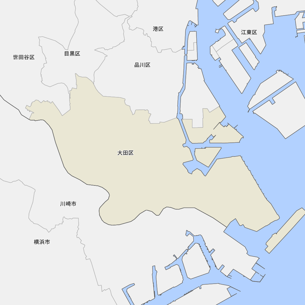 東京都大田区の地図 Map It マップ イット