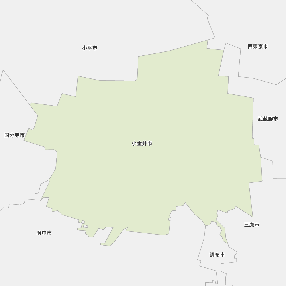 東京都小金井市の地図 Map It マップ イット