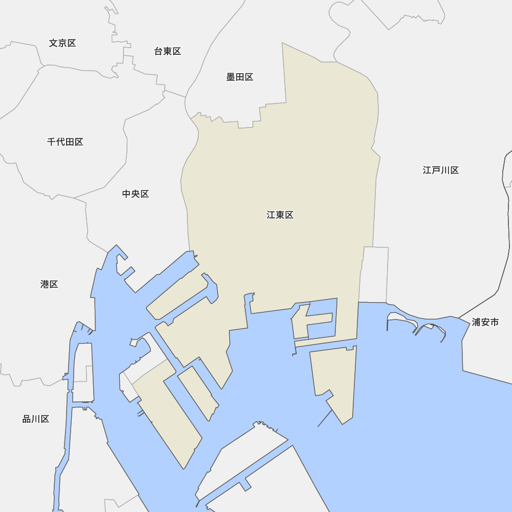 東京都江東区の地図 Map It マップ イット