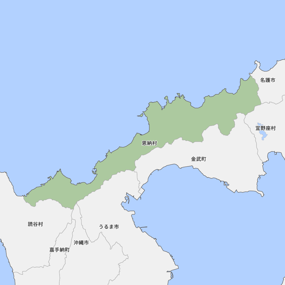 沖縄県国頭郡恩納村の地図 Map It マップ イット