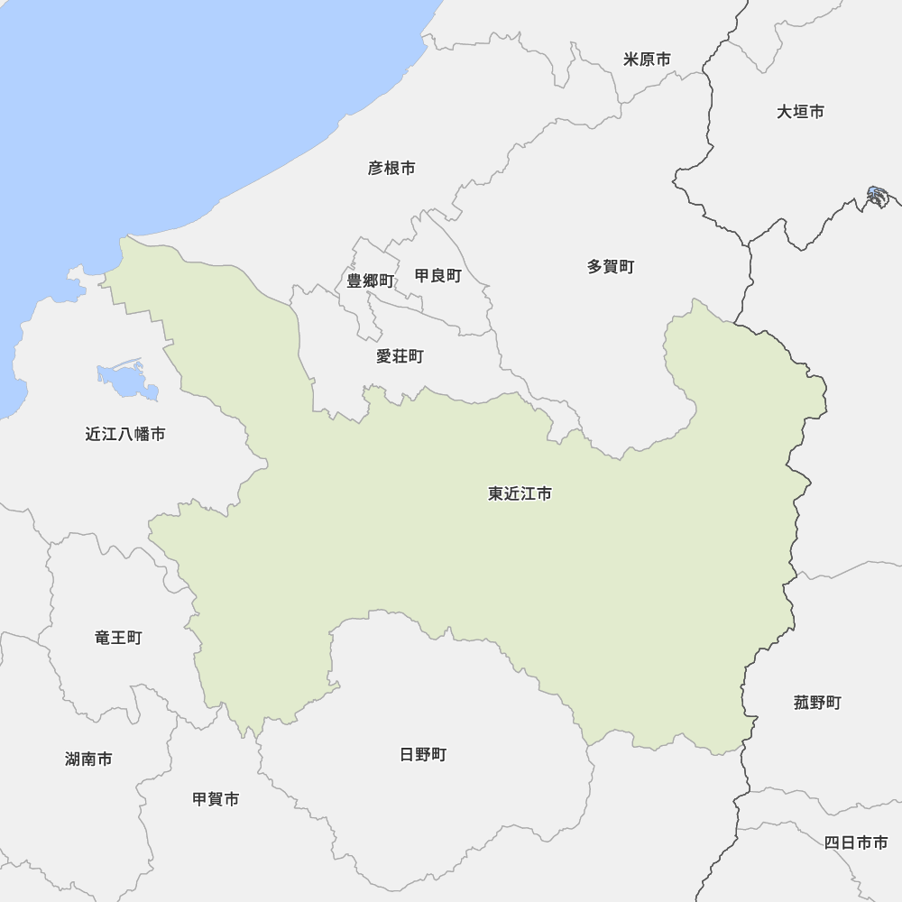 滋賀県東近江市の地図 Map It マップ イット