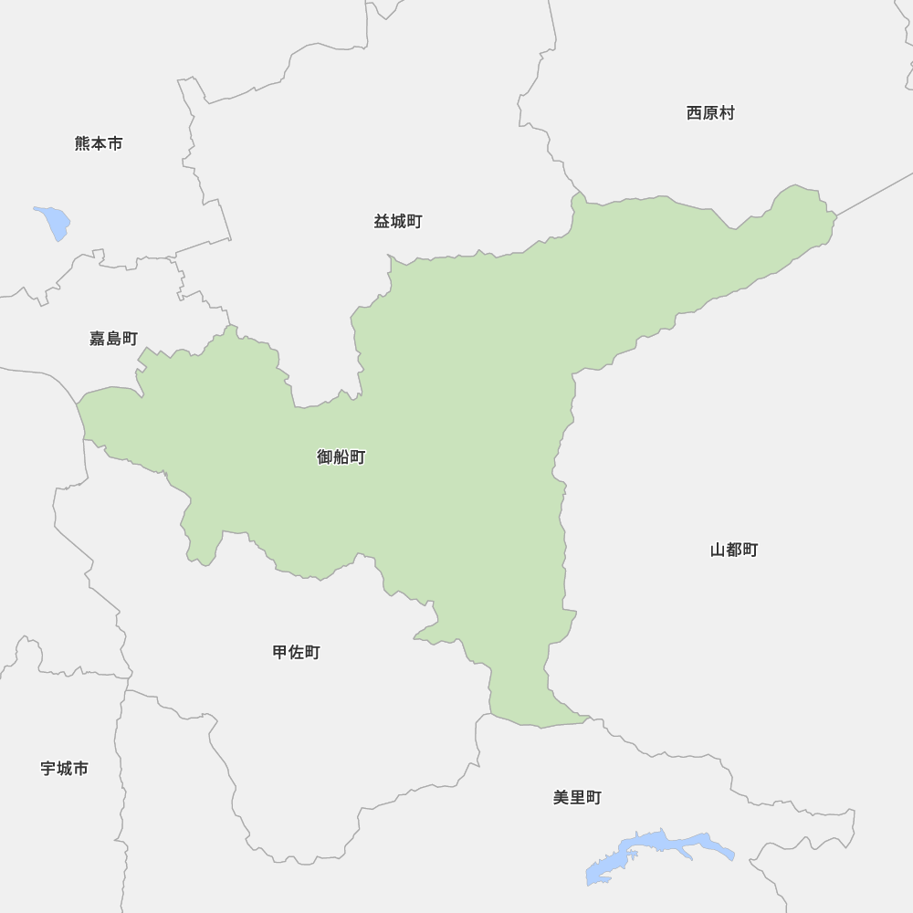 熊本県上益城郡御船町の地図 Map It マップ イット