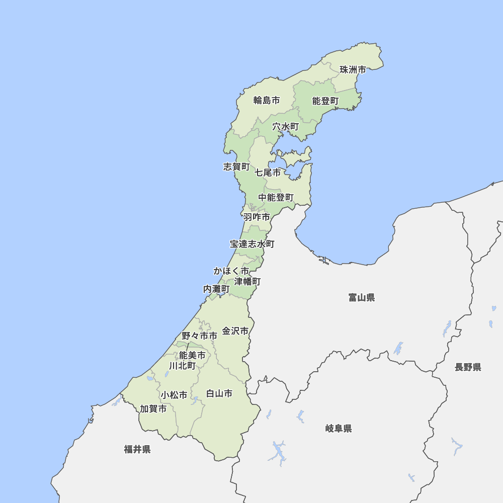 石川県の地図 Map It マップ イット