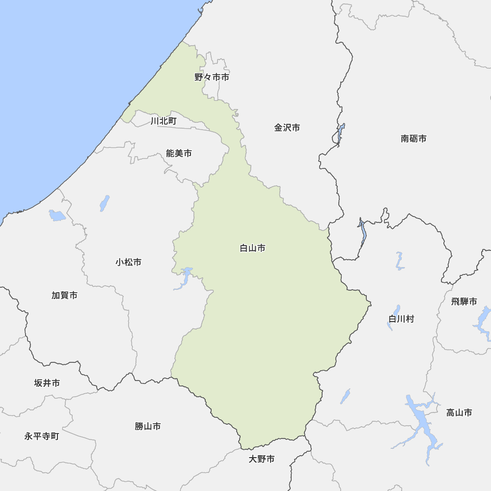 石川県白山市の地図 Map It マップ イット