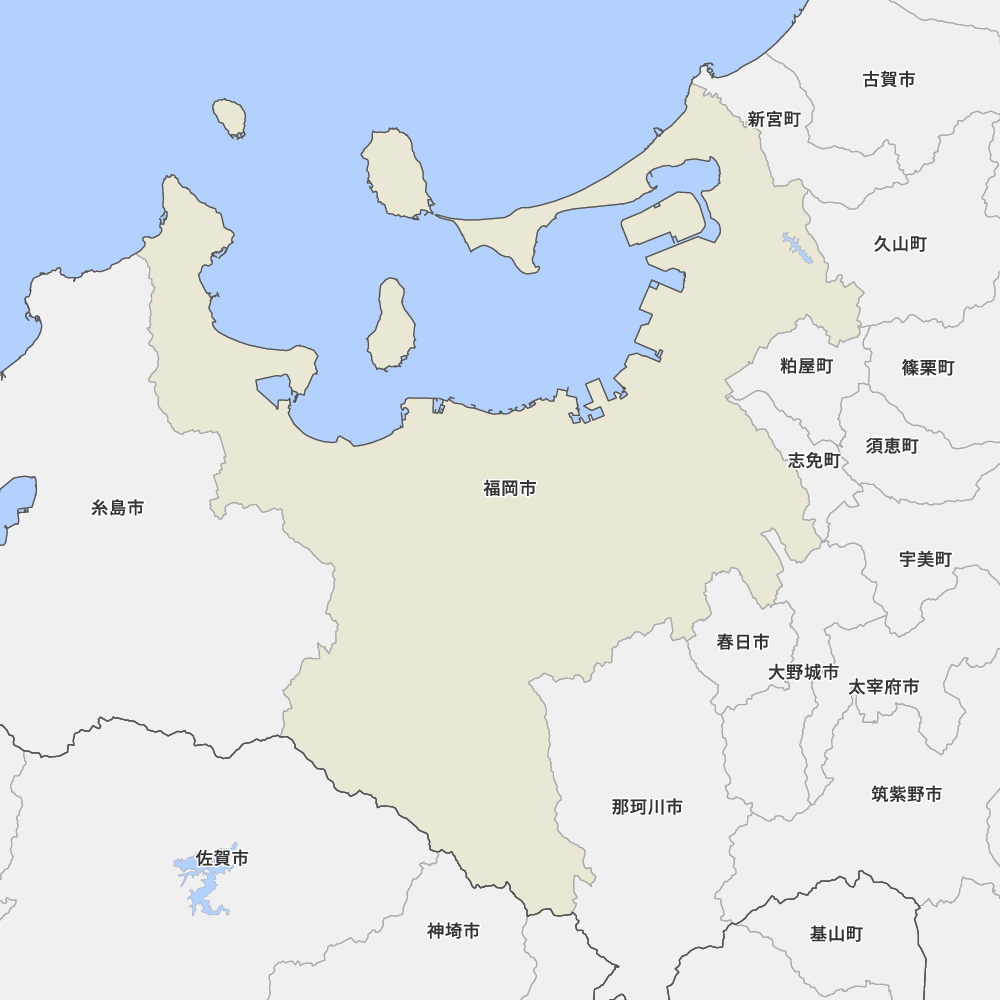 福岡県福岡市の地図 Map It マップ イット