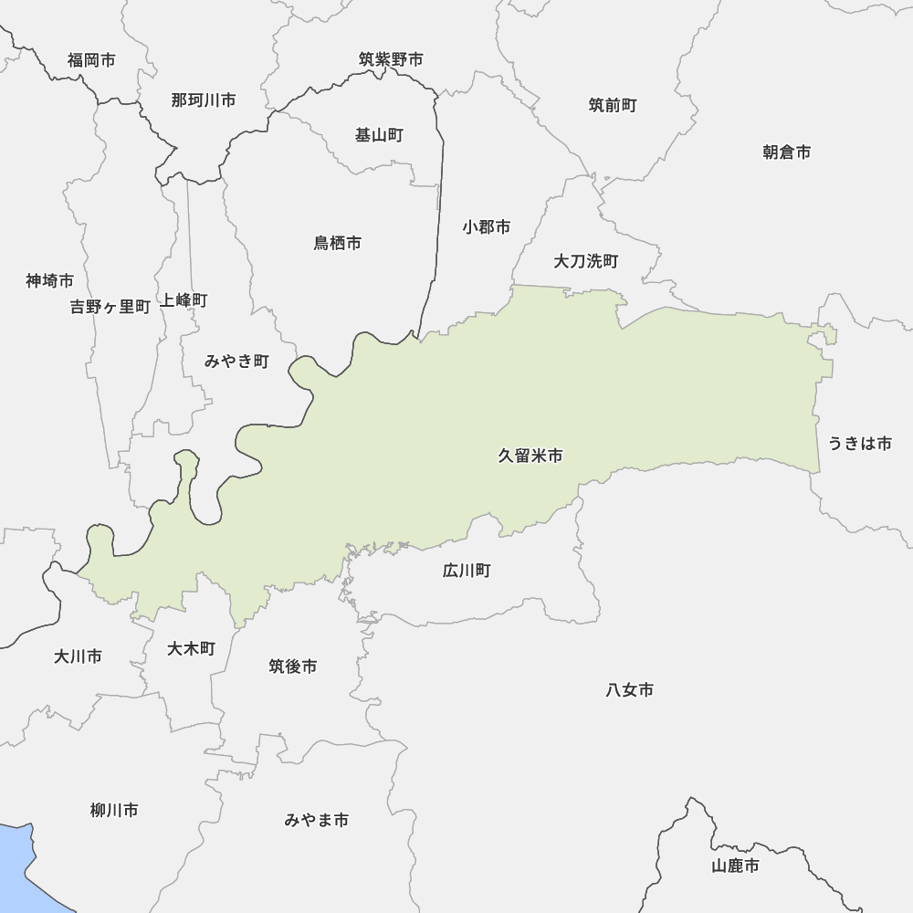 福岡県久留米市の地図 Map It マップ イット